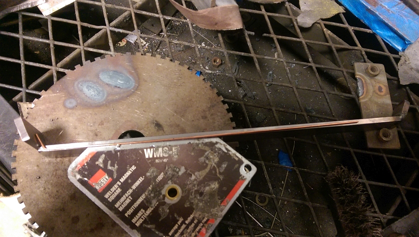 Welding fan bracket