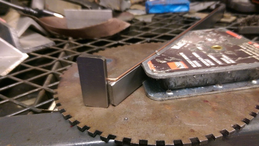 Top View of the mounting pad