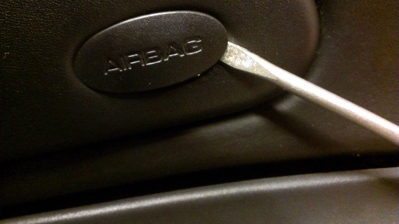 Porsche Boxster - Airbag Bolt Cover
