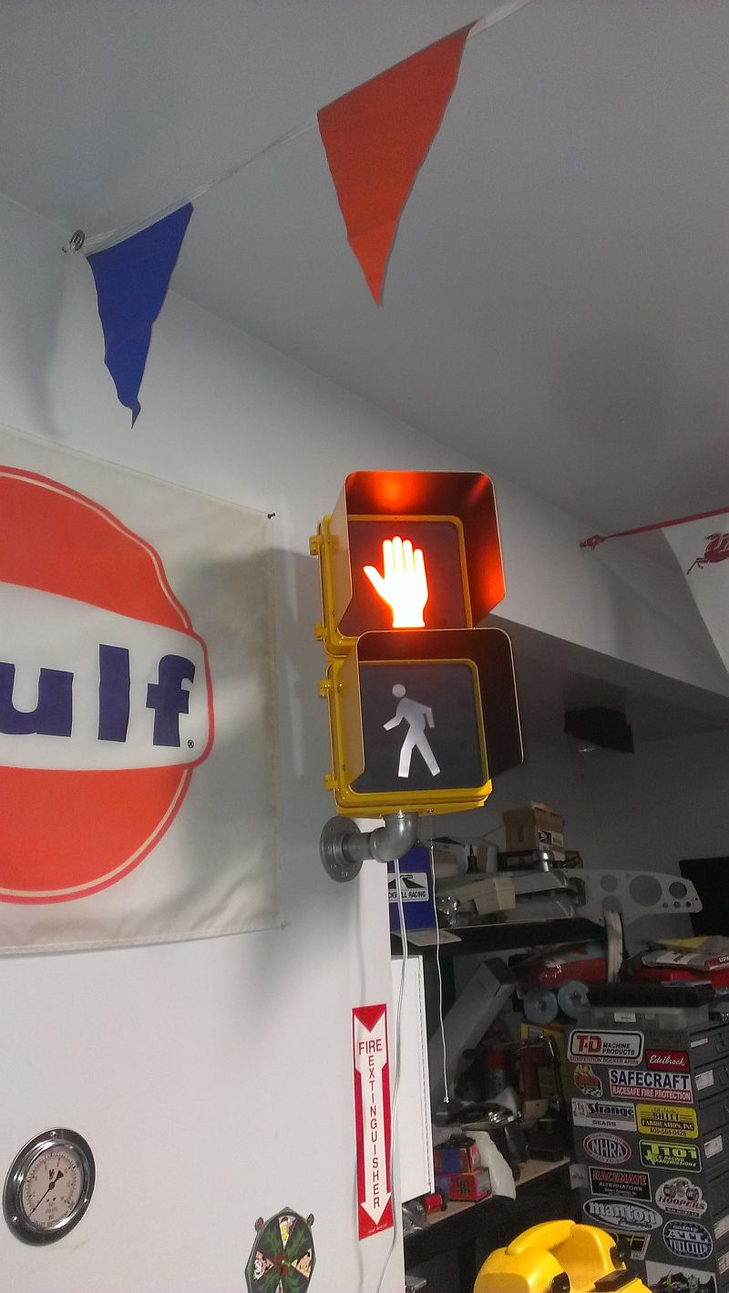 Eagle Don't Walk Sign