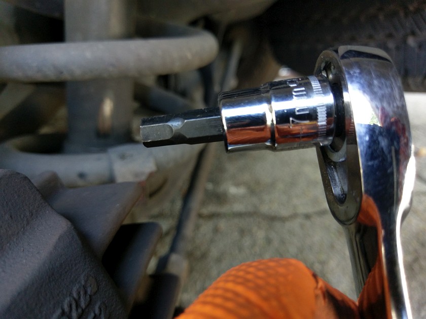 Remove Slider Bolts