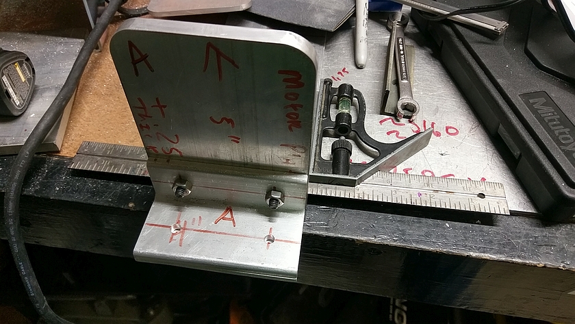 Back Side of Motor Plate