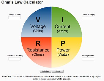 Ohms Law Calculator