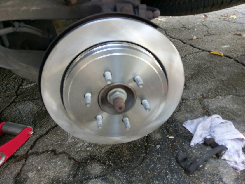 Rear Rotor Installed