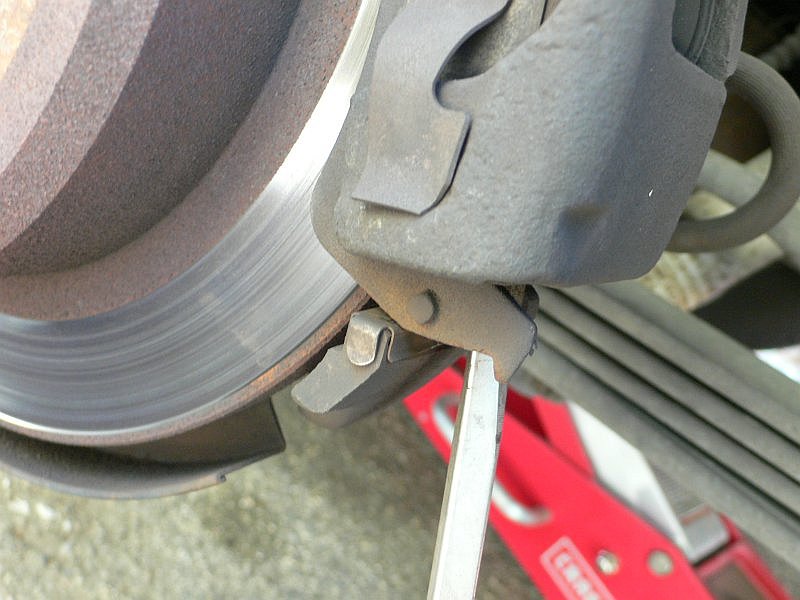 Remove Ford Explorer Rear Caliper