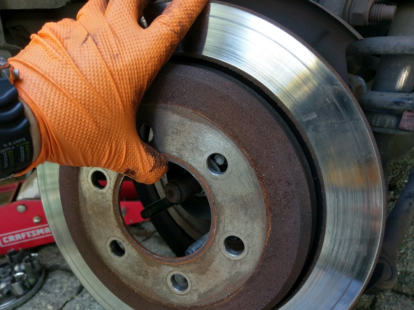 Removing Rear Rotor