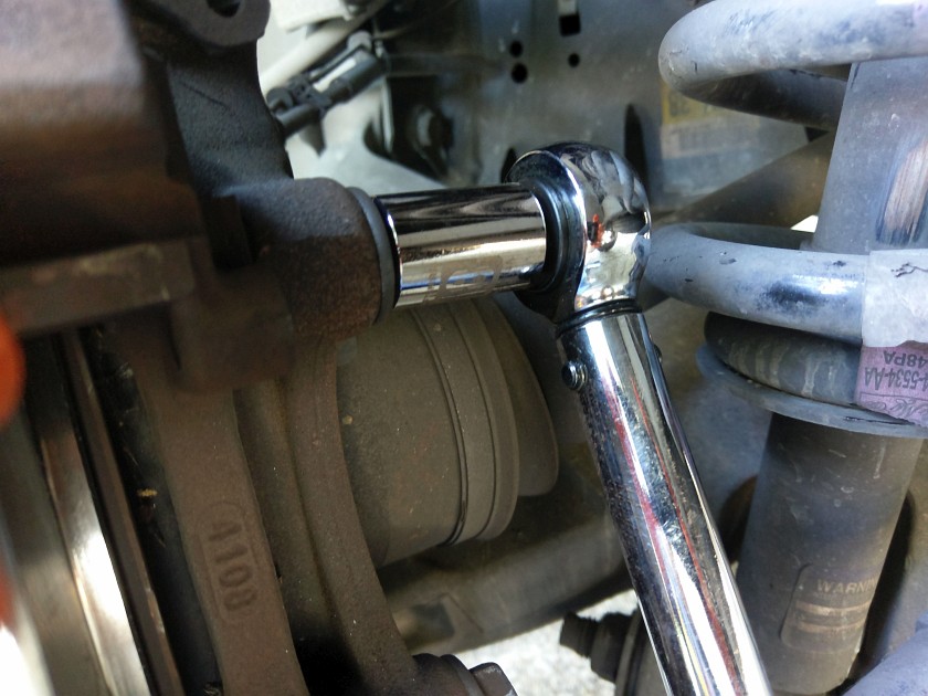 Rinstall Caliper Bracket