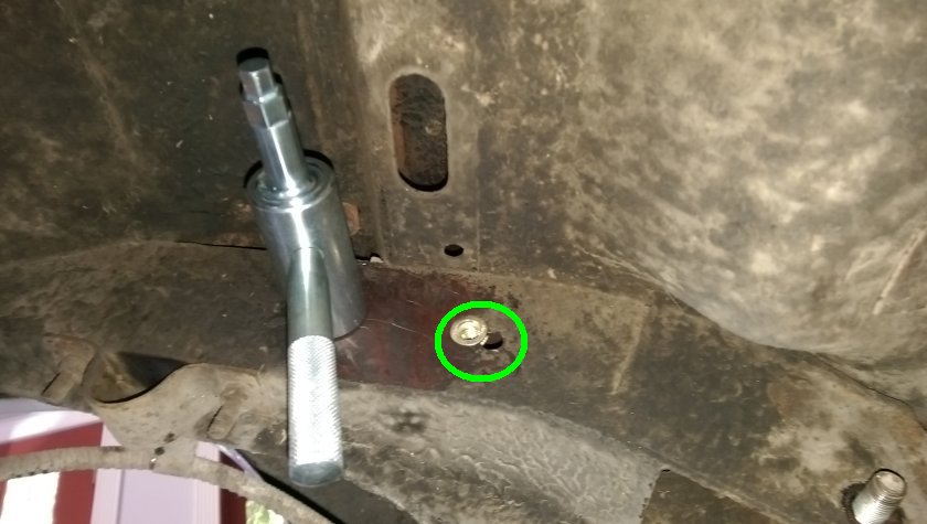 Installing RivNut In Frame