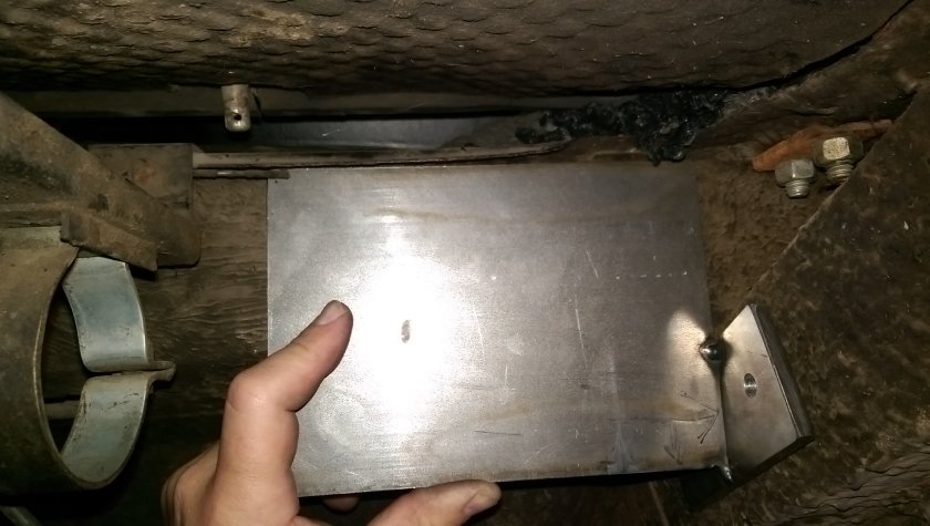 Sunbeam Tiger Sway Bar Bracket Test Fitment