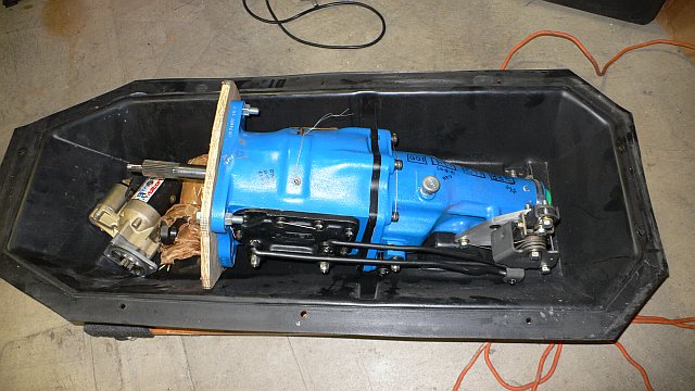 The GForce T101A Transmission in the 'Coffin'