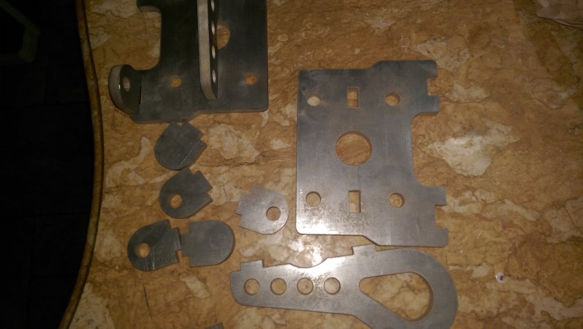 Water Jet Cut Leaf Spring Plate Parts Water Jet Cut Leaf Spring Plate Parts