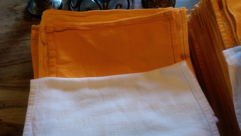 Orange Shop Hand Towels