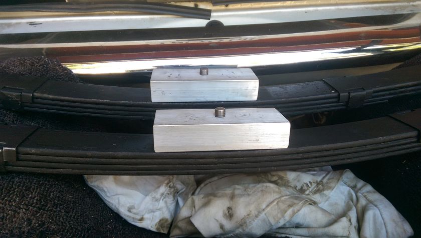 Leaf Spring Lowering Blocks